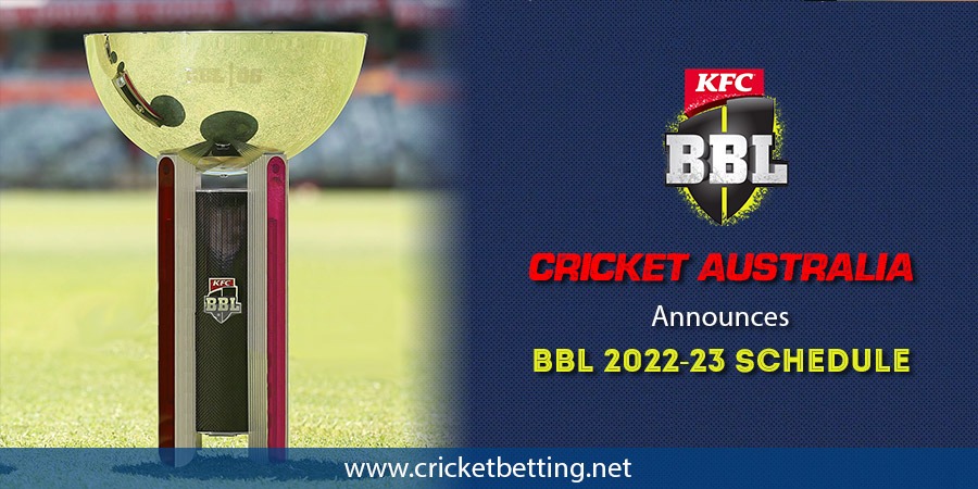 BBL 2022-23 Schedule Announced, First Match On December 13