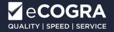 eCOGRA logo – independent testing and certification for online casinos