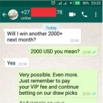 South Africa BetOnDraws VIP Wants To Win $2,000 Again